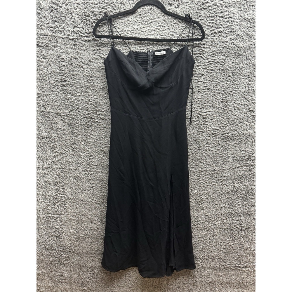 Reformation Juliette Sleeveless Midi Dress in Black Size‎ 12